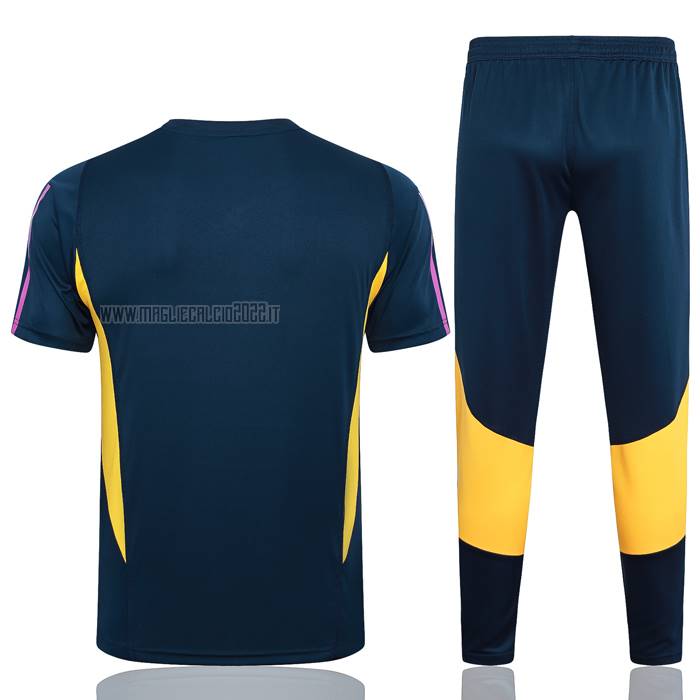 Tuta da Track del Real Madrid Manga Corta 2023-2024 Blu